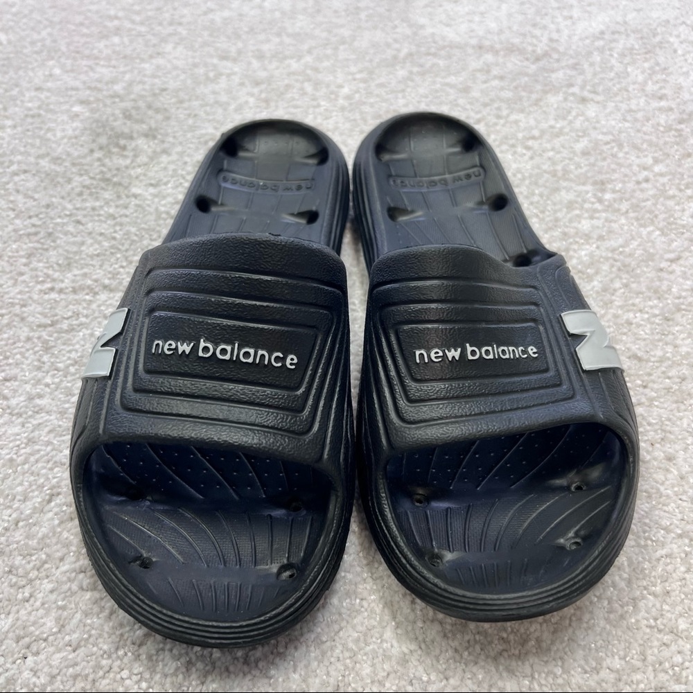 New Balance Men’s Black Slide Sandals Size 10
